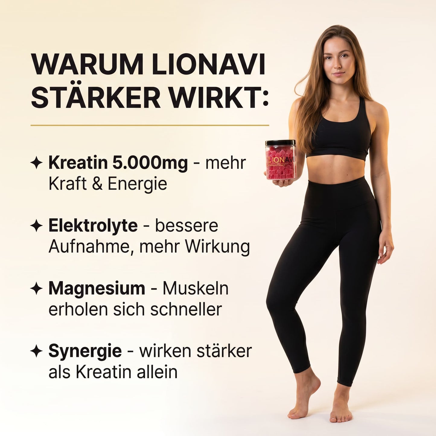 LIONAVI Kreatin Gummies